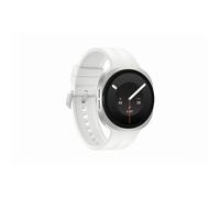 Galaxy Watch 9 (2026) GPS, cassa in alluminio argento da 40 mm con cinturino color crema. - Nouvo