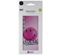 Samsung Smiley Originals Flipsuit Interattivo Card Per Galaxy S24 - Rosa