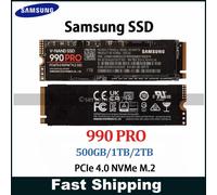 Samsung SSD 990 PRO 500GB 1TB 2TB PCIe 4.0 NVMe M.2 PS5 Black Per PC Laptop