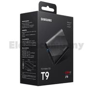 Samsung SSD Portatile T9 2TB Esterno SSD USB 3.2 Gen2x2 Nero con Custodia