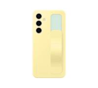 Samsung Standing Grip Case cover con cinturino e funzione cavalletto per Galaxy S24 FE, Giallo