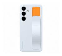 Samsung Standing Grip Case cover con cinturino e funzione cavalletto per Galaxy S24+, Light Blue