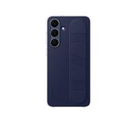 Samsung Standing Grip Case cover con cinturino e funzione cavalletto per Galaxy S25 FE, Dark Blue