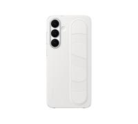 Samsung Standing Grip Case cover con cinturino e funzione cavalletto per Galaxy S25 FE, White
