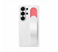 Samsung Standing Grip Case cover con cinturino e funzione cavalletto per Galaxy S25 Ultra, White