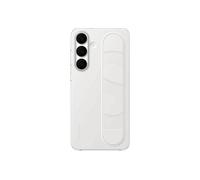 Samsung Standing Grip Case cover con cinturino e funzione cavalletto per Galaxy S25 FE, White