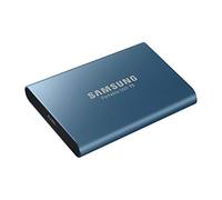 Samsung T5 500 GB USB 3.1 Gen 2 (10 Gbps, Type-C) External Solid State Drive (Portable SSD) Alluring Blue (MU-PA500B)