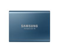 Samsung T5 500 GB USB 3.1 Gen 2 (10 Gbps, Type-C) External Solid State Drive (Portable SSD) Alluring Blue (MU-PA500B)