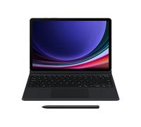 Samsung Tastiera a libro EF-DX715 per Galaxy Tab S9/Tab S9 FE, tastiera per tablet in due pezzi, tastiera QWERTZ, tasti funzione, connettore POGO, touchpad, scomparto S Pen
