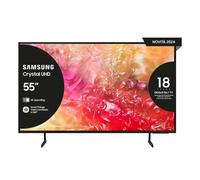Samsung TV Crystal UHD 4K 55” UE55DU7170UXZT Smart TV Wi-Fi Black 2024, Processore Crystal 4K, 4K Upscaling, Slim Look Design, OTS Lite