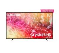 Samsung TV Crystal UHD 4K 85 UE85DU7170UXZT Smart TV Wi-Fi Black 2024, Processore Crystal 4K
