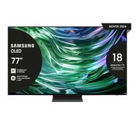 Samsung TV OLED 4K 77” QE77S90DAEXZT Smart TV Wi-Fi Graphite Black 2024, Processore NQ4 AI GEN2, Self-illuminating pixels, Laser Slim Design, Dolby Atmos