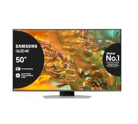 Samsung Q80D TV QLED 4K 50” QE50Q80DATXZT Smart TV Wi-Fi Eclipse Silver 2024, Processore NQ4 AI GEN2, 4K AI Upscaling, Simple Chamfer Design, Dolby Atmos