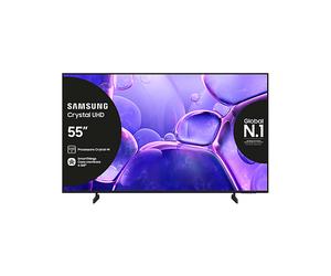 SAMSUNG UE55U8000FUXZT, Smart TV Crystal UHD 55'', 4K, Processore 4K, HDR, Experience, OTS Lite & Adaptive Sound, Metal Stream Design