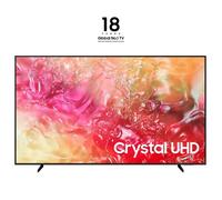 Samsung TV Crystal UHD 4K 65” UE65DU7170UXZT Smart TV Wi-Fi Black 2024, Processore Crystal 4K, 4K Upscaling, Slim Look Design, OTS Lite