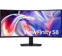 Samsung Monitor HRM ViewFinity S8 - S85TH da 40" WUHD Curvo, Black