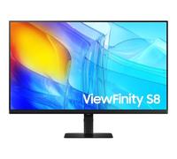 Samsung ViewFinity - Schermo piatto per PC S80D 32", 4K risoluzione 3840x2160, piastrella IPS, HDR10, 350 CD/m2, installazione One Click, orientabile, inclinabile, supporto da parete VESA, porte HDMI