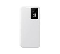 Samsung Wallet Case custodia a portafoglio con finestra di visione notifiche per Galaxy S24 FE, Bianco