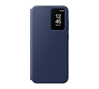 Samsung Wallet Case custodia a portafoglio con finestra di visione notifiche per Galaxy S24 FE, Blu