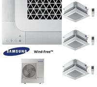 SAMSUNG Wind-Free Mini Cassetta 1x3,5 + 2x5,2 kW Climatizzatore Esterno 10,0 kW