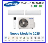 SAMSUNG WINDFREE COMFORT S2 CLIMATIZZATORE DUAL AJ050TXJ2KG 12+12 BTU WIFI A++