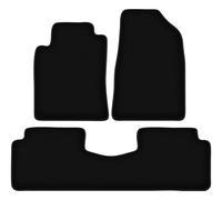 Samt-BASIC-Fußmatten, schwarz, für Toyota Camry V Limousine (1996-2001)