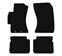 Samt-Fußmatten BASIC schwarz für Subaru Forester III SUV (2008-2013)