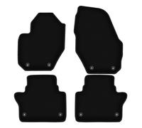 Samt-Fußmatten BASIC schwarz für Volvo S60 II Lang (2010-2018)