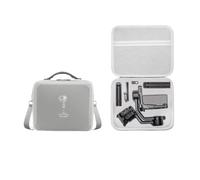SAMTN Custodia fotocamera per DJI RS5, custodia rigida da viaggio, borsa da viaggio portatile, borsa capiente con organizer (Borsa portaoggetti grigia)