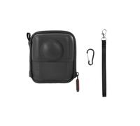 SAMTN Custodia per DJI OSMO 360 fotocamera, custodia da viaggio portatile, cerniera semiaperta, design a sgancio rapido, organizer in PU
