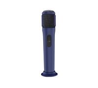SAMTN Custodia per JBL microfono wireless, custodia protettiva in silicone dello spessore di 1,8 mm con asta di base, manicotti per microfono Supporto per microfono (BLU)