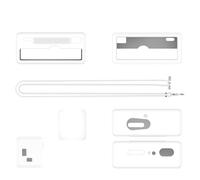 SAMTN Custodia per KODAK Charmera, custodia protettiva in morbido silicone con cinturino da polso, copertura protettiva antigraffio per fotocamera (bianco)