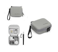 SAMTN Custodia rigida per Insta360 Go Ultra, custodia protettiva portatile con cinturino da polso, scatola portaoggetti, borsa da viaggio, organizer