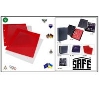 Samttafeln Pins 7866 Rosso Safe 10 X fogli raccolta aggiuntivi Per Spilla Button