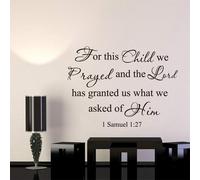 SAMUEL 1:27 Per questo bambino abbiamo pregato Stickers murali Stickers murali