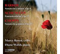 Samuel Barber Barber: Sonata in C Minor, Op. 6/Schumann: Fantasiestücke, Op (CD)