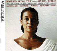 Samuel Barber Roberta Alexander sings Samuel Barber (CD)