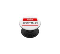 Samuel, ciao Mi chiamo Nome Targhetta, Distintivo PopSockets PopGrip Adesivo