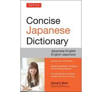 Samuel E. Martin Tuttle Concise Japanese Dictionary (Tascabile)
