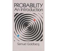 Samuel Goldberg Probability (Tascabile) Dover Books on Mathema 1.4tics