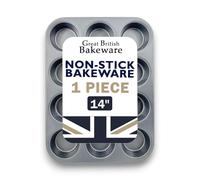 Samuel Groves 12 vassoi antiaderente Yorkshire Pudding Fairy Muffin Cake Tray Made in England