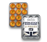 Samuel Groves - Great British Bakeware Collection - 12 fori antiaderenti per muffin confezione doppia da Chabrias LTD