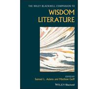 Samuel L. Adams The Wiley Blackwell Companion to Wisdom Liter (Copertina rigida)