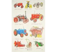 Samuel Lamont Farm Machinery Linen Union - Strofinaccio, Colore: Bianco