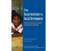 Samuel Morley D From Social Assistance to Social Development - Targe (Tascabile)