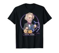 Samuel Morse, pioniere delle comunicazioni Americane, inventore Maglietta
