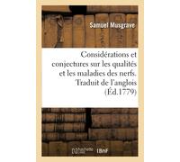 Samuel Musgrave Considérations Et Conjectures Sur Les Qualités Et Le (Tascabile)