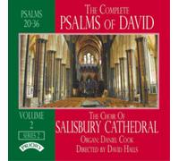 Samuel Sebastian Wesle The Complete Psalms of David: Psalms 20-36 - Volume (CD)