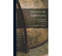 Samuel Sharpe Apostle Barnabas Epistle of Barnabas (Copertina rigida)