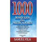 Samuel Vila-Ven La 1000 bosquejos para predicadores Hardcover (Copertina rigida)